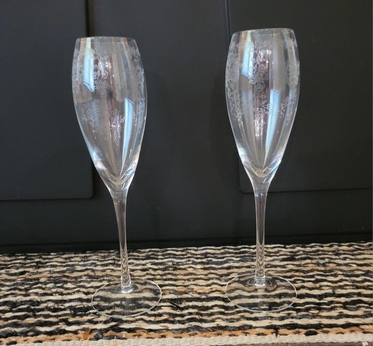 Lenox Wedding Champagne Glasses