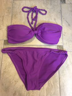 Xhilaration brand Purple bikini top and bottom size s