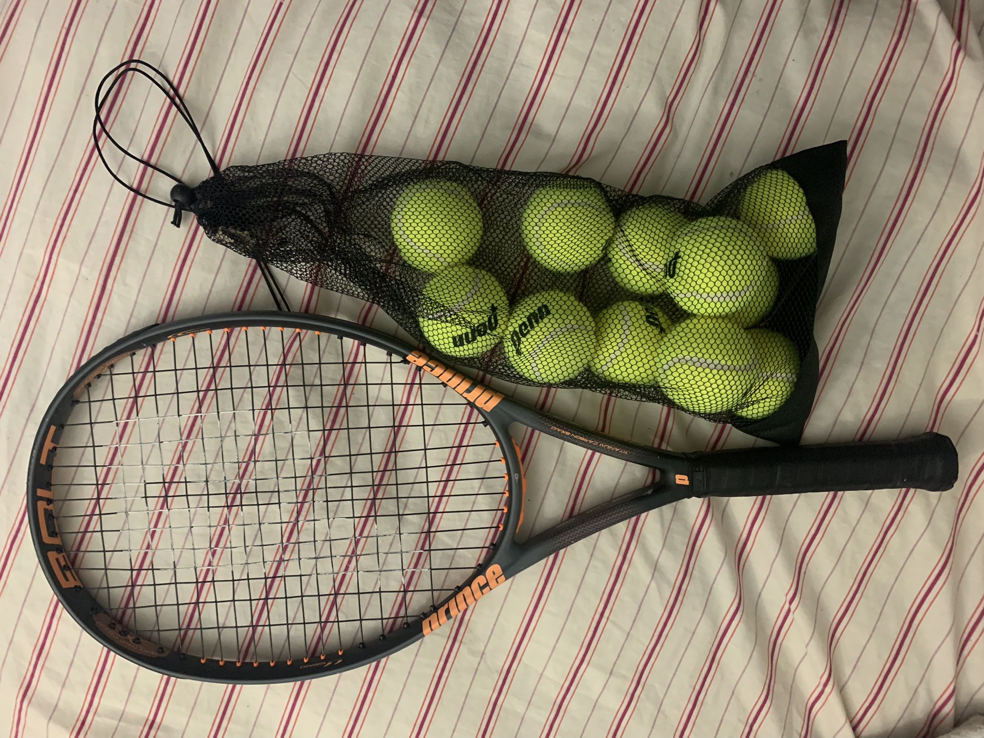Tennis Racket With Balls