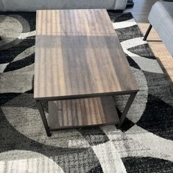 Coffee Table (Smoked Oak/Brown)