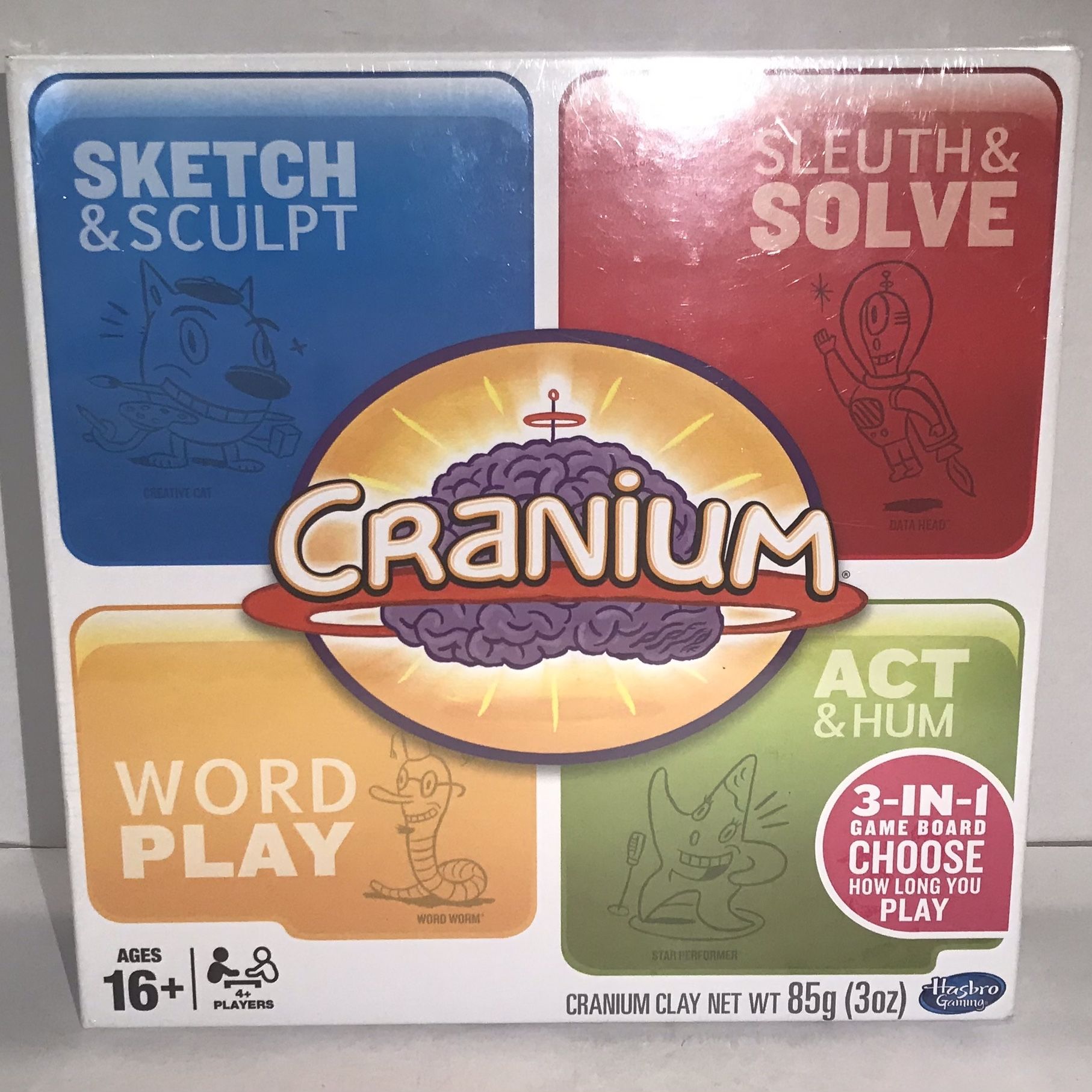 2014 Cranium 3-in-1 Board Game Family Fun HASBRO