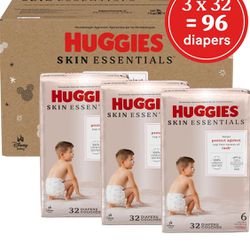 Huggies Size 6 Diapers , Skin Essentials 