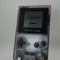 GameBoy Color System Clear Atomic Purple