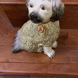 VINTAGE MAITLAND SMITH CHINA PORCELAIN SPANIEL DOG FIGURINES 12"