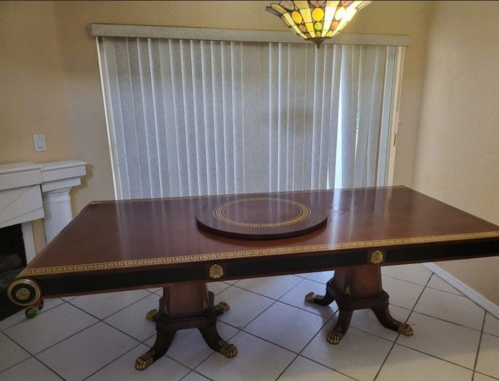 Dining Room Table With 6 Chairs and Bar