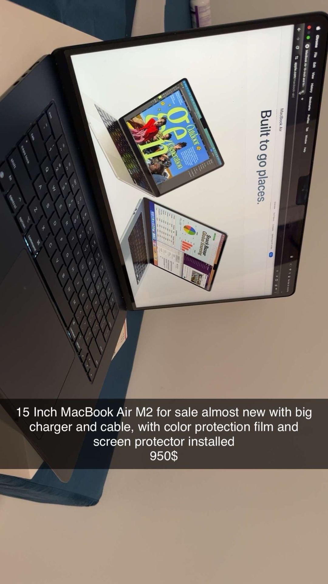 MacBook Air 15.3 8GB 256GB