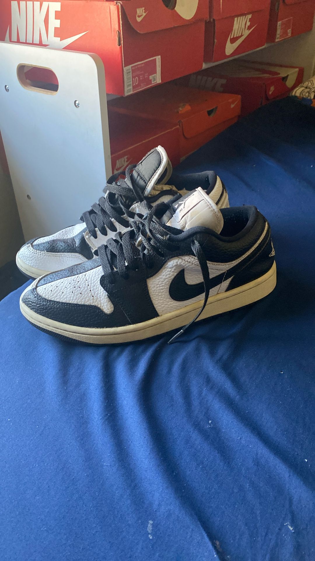 Nike WMNS Air Jordan 1 Low Homage BLACK×WHITE