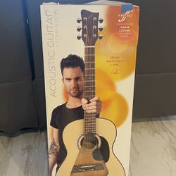 First Act Adam Levine Parlor Acoustic Guitar