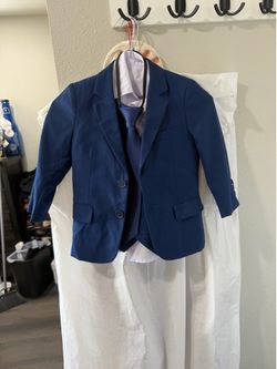 Boys Navy Blue Suit size 4