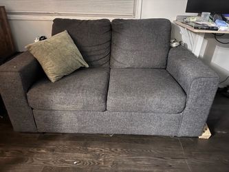 Gray Sofa and Loveseat