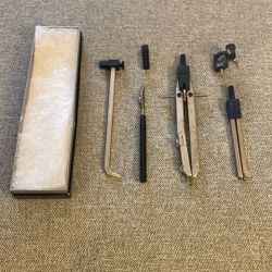 Professional Metal Compass Set For 5 Pierces