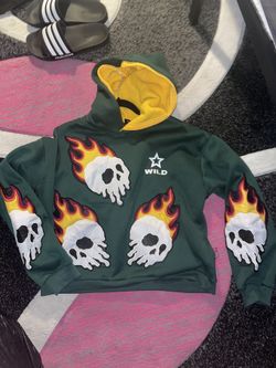 Mens Embroidered Graphic Hoodie 70$🔥