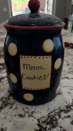 Dan DiPaolo Certified International "Mmm... Cookies!" Ceramic Cookie Jar