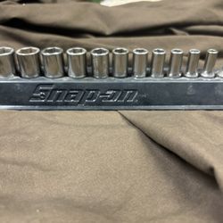 Snap On 1/4” Semi Deep Metric Socket Set 