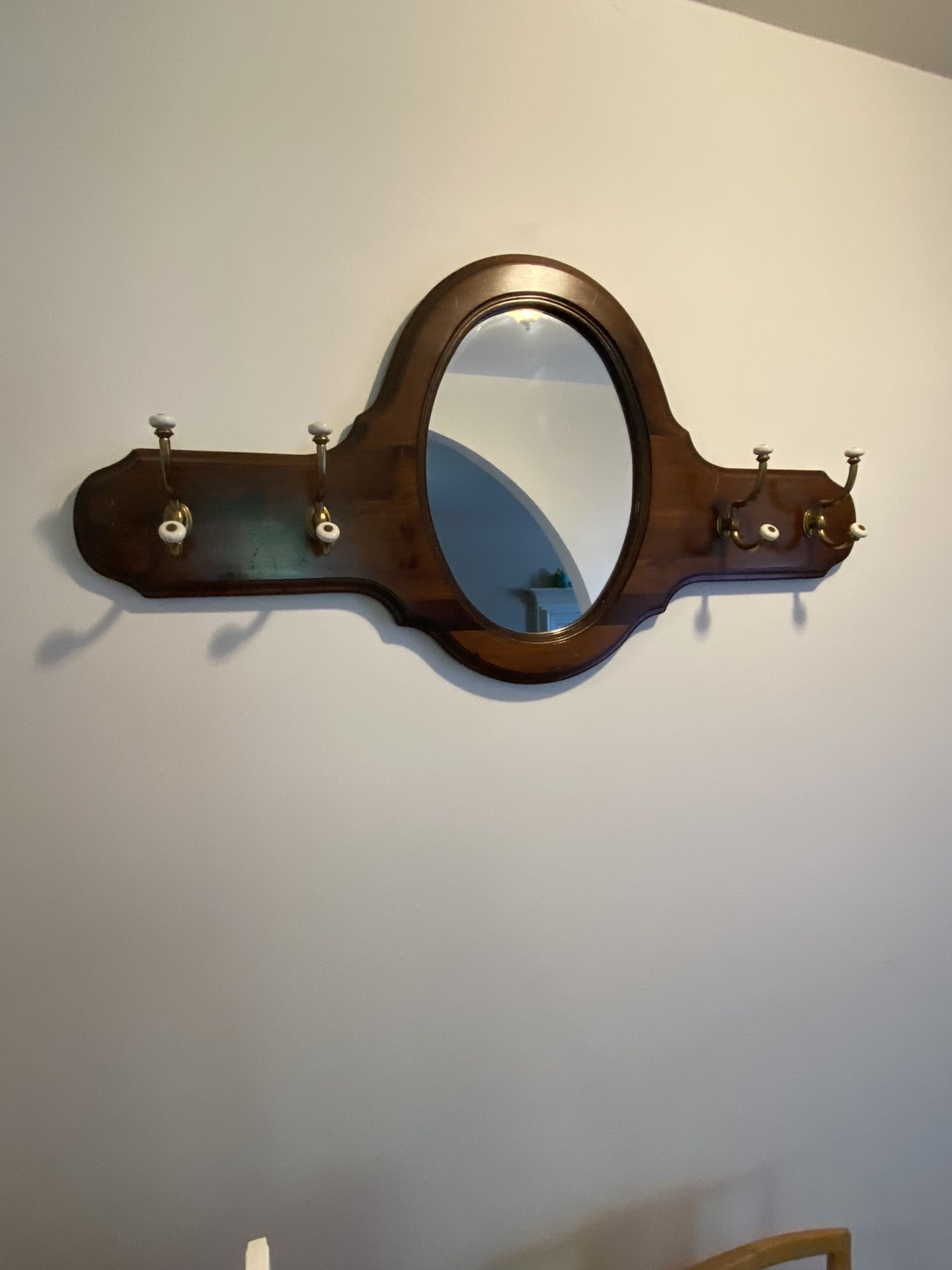 Coat Rack With Mirror