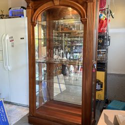 Wooden Display Cabinet/Curio