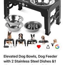 New Double Dogs Feeder $12 OBO