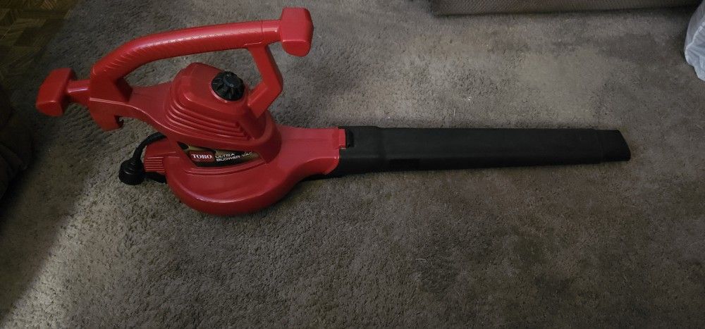 Toro Ultra Electric Blower + Vacuum+ Mulcher