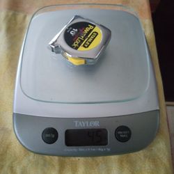 TAYLOR DIGITAL SCALE LB,OZ, KG, GRAMS
