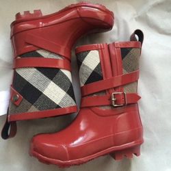 Burberry Kids Rain Boots