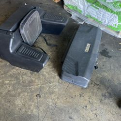 Atv Storage Seat And Front Cargo Bin With 2 Cushions 