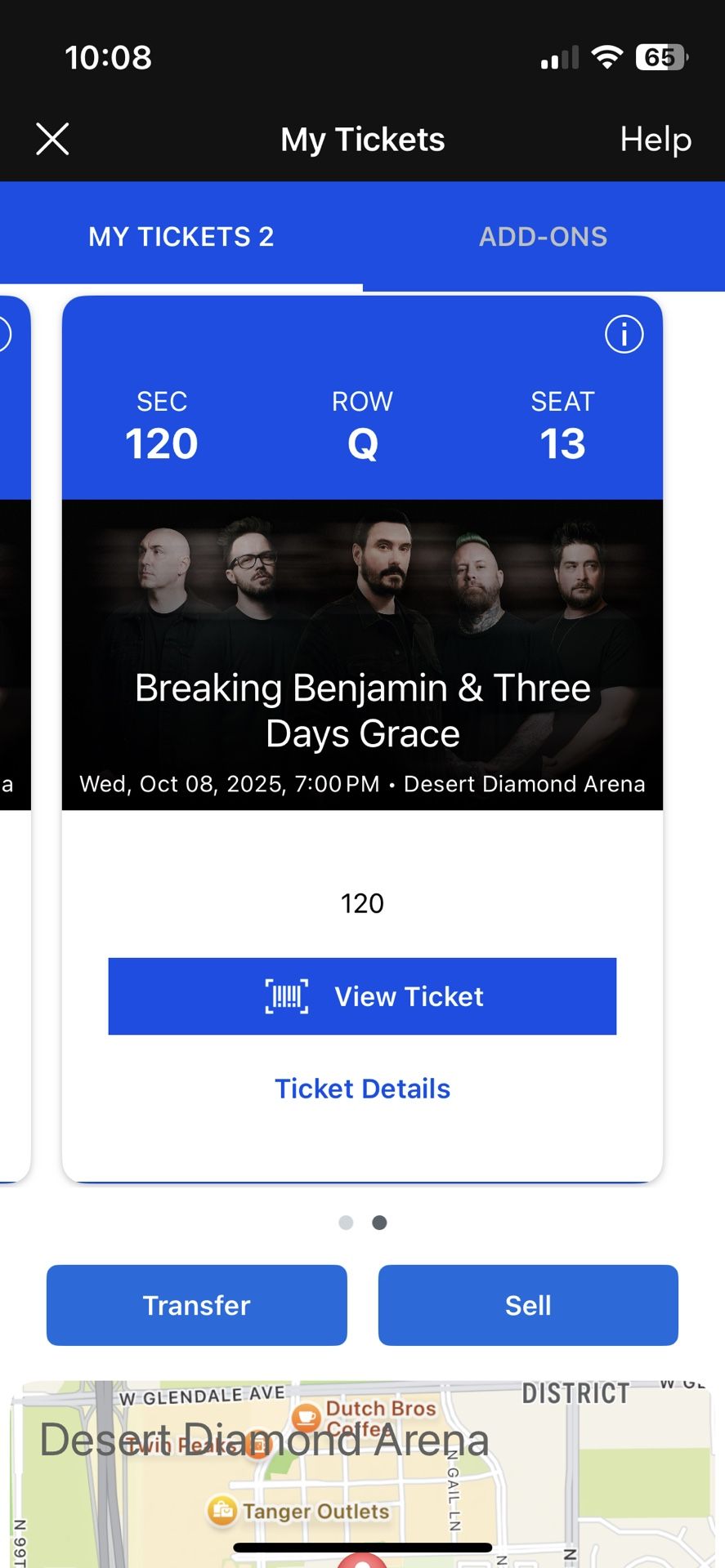 Breaking Benjamin Phoenix Concert Tix