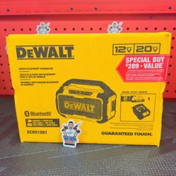 DEWALT 20V MAX Bluetooth Speaker Kit with 2.0 Ah Battery and Charger