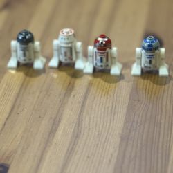 Star Wars R2-D2 Units and Two Others