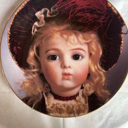 Collector Plate Antique Doll