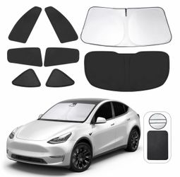 Tesla model y sunshade for all windows