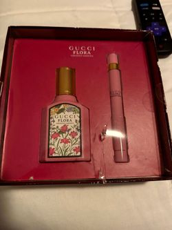 Gucci perfume & Adidas shoes for women size 5 1/2