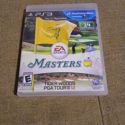 Masters Tiger Woods PGA Tour12 For Ps3