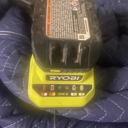 Package Deal  Ryobi Battery And Dual Charger And Single Charger 18 V.