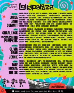 Lollapalooza Sunday Ticket GA