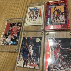 Michael Jordan Vintage Cards.  $75 ALL