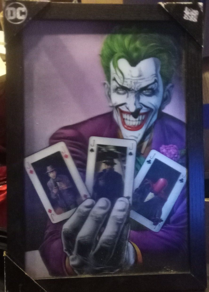 Joker 3D Framed Picture