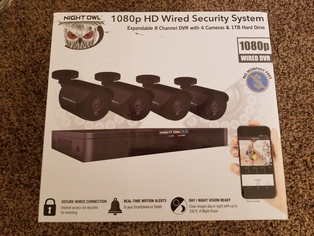 Night Owl 1080p HD Wired Security System