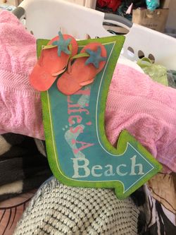 Life’s A Beach Wall Sign