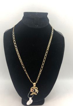 14K Gold Necklace With Pendant