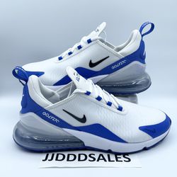 Nike Air Max 270 G Golf Shoes Blue White Men's Sizes for Sale in El