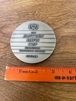 Vintage LIKE NEW 1983-84 Jantzen Davis Cup Tennis Medallion