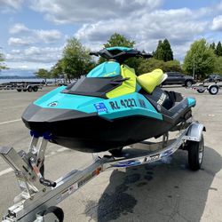 2022 Sea-Doo Spark 3-up Jet-ski and Trailer 