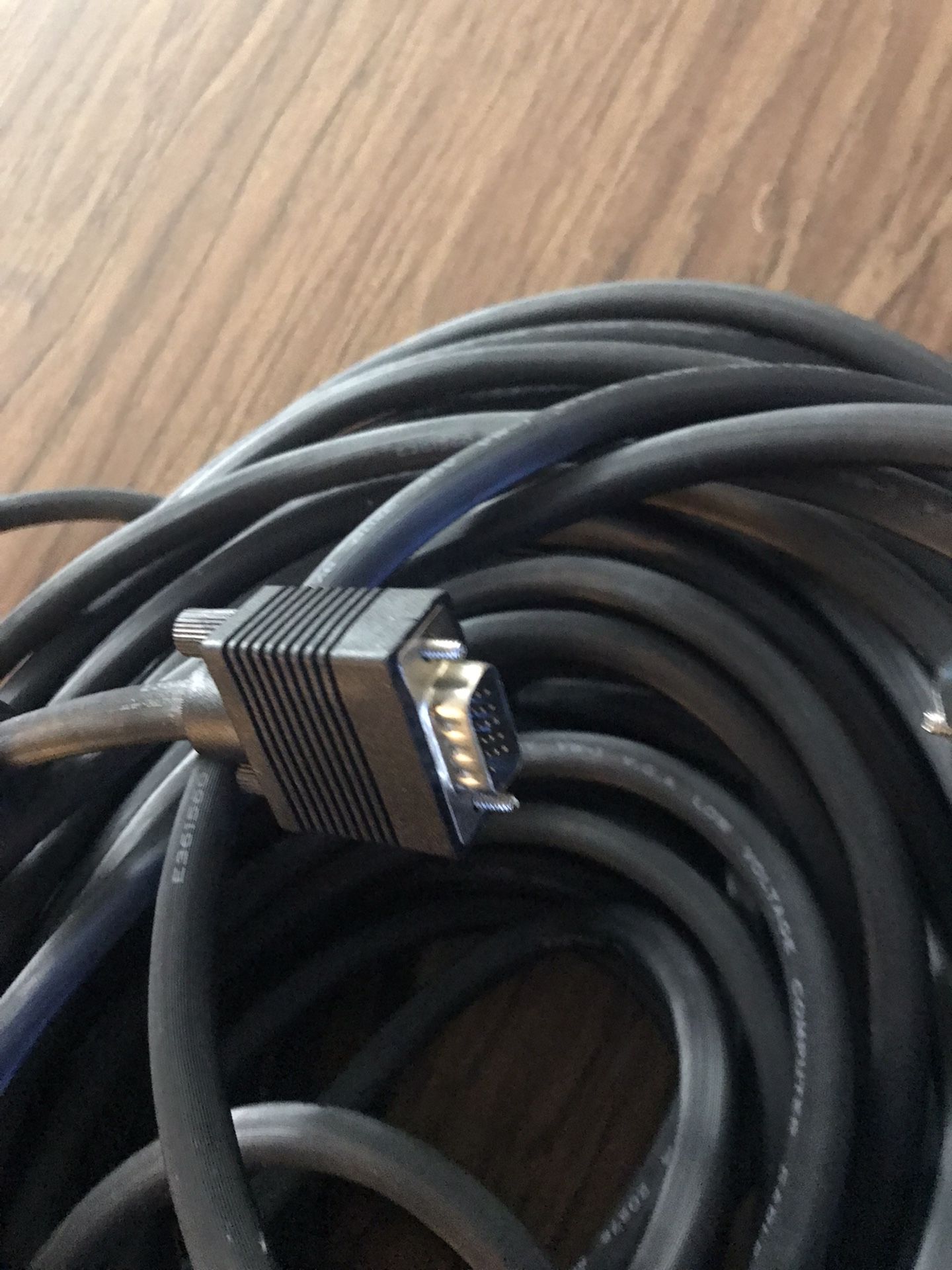 VGA EXTENSION CABLE - 100 FOOT MALE TO FEMALE MONITOR CABLE