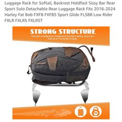 Detachable Rear Luggage Rack ( Chrome)