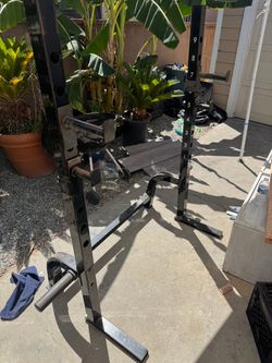 Bench/squat rack