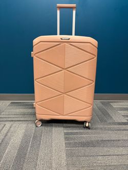 Hard Shell Spinner Luggage Suitcase Rose Gold