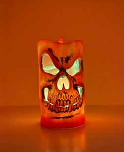 Halloween Vampire Skull Flameless Candle (LED)