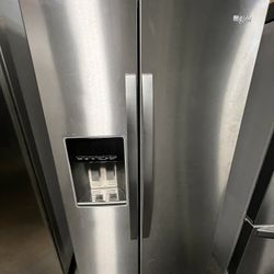 Whirlpool Side By Side Fridge Stainless Steel 2024