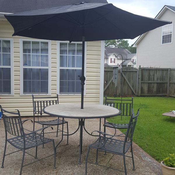 Black Wrought Iron Patio Set For In Goose Creek Sc Offerup Black Wrought Iron Patio Set