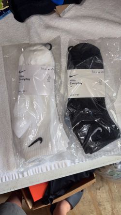 Nike Everyday Dri-FIT Socks 3-Pack Size L